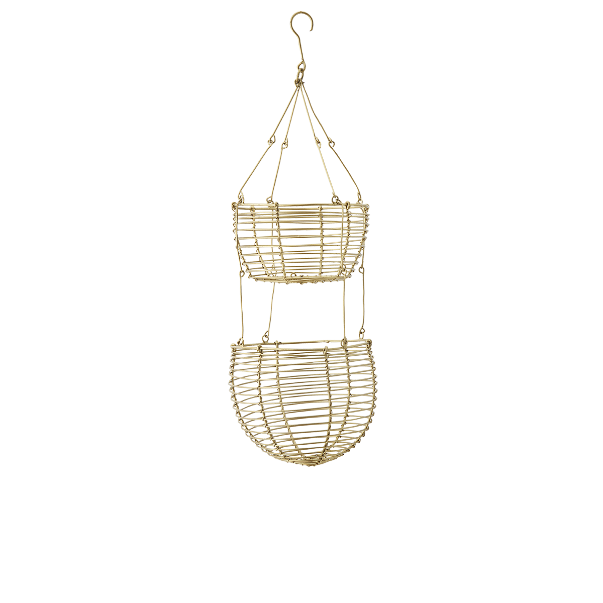 Hanging wire baskets