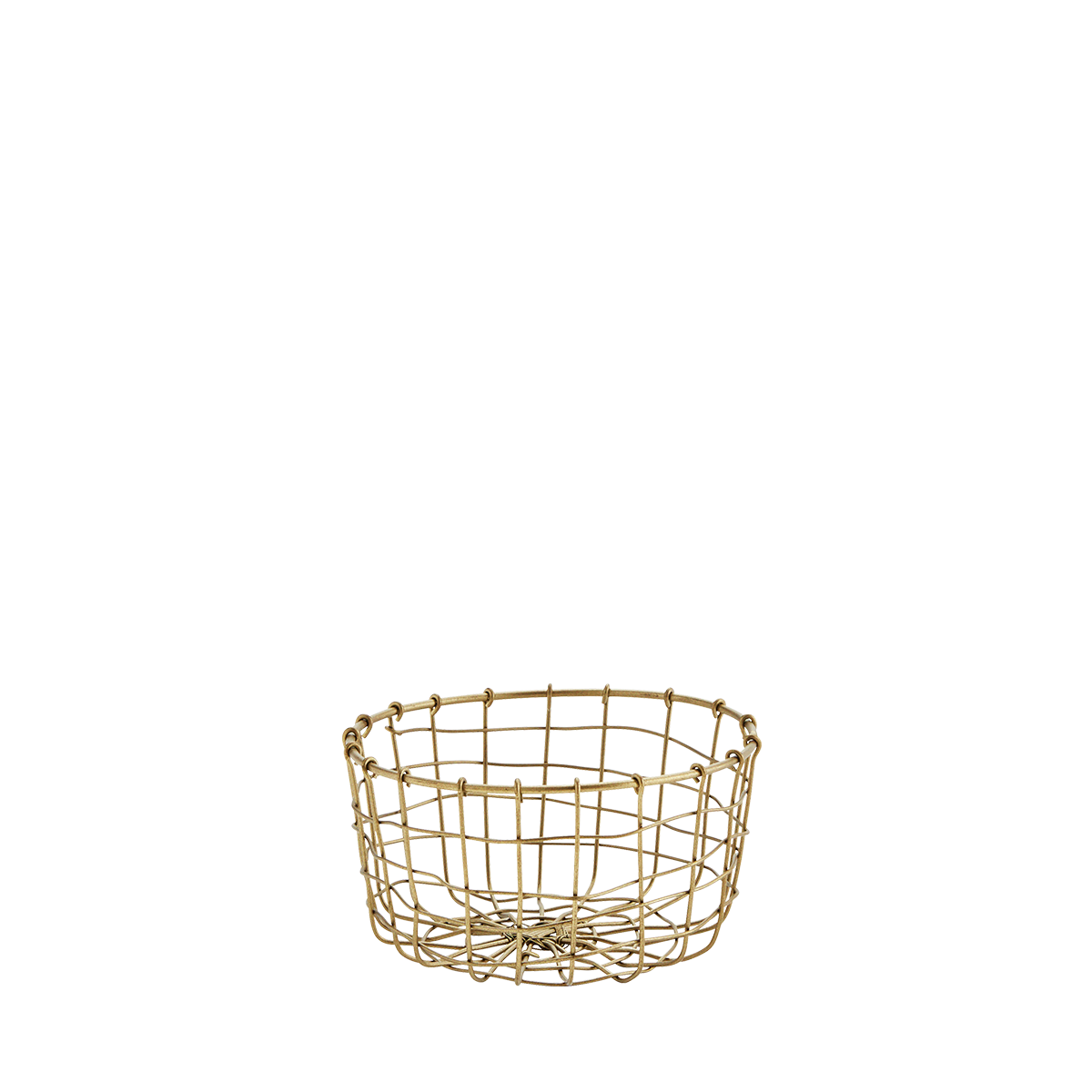 Round iron basket