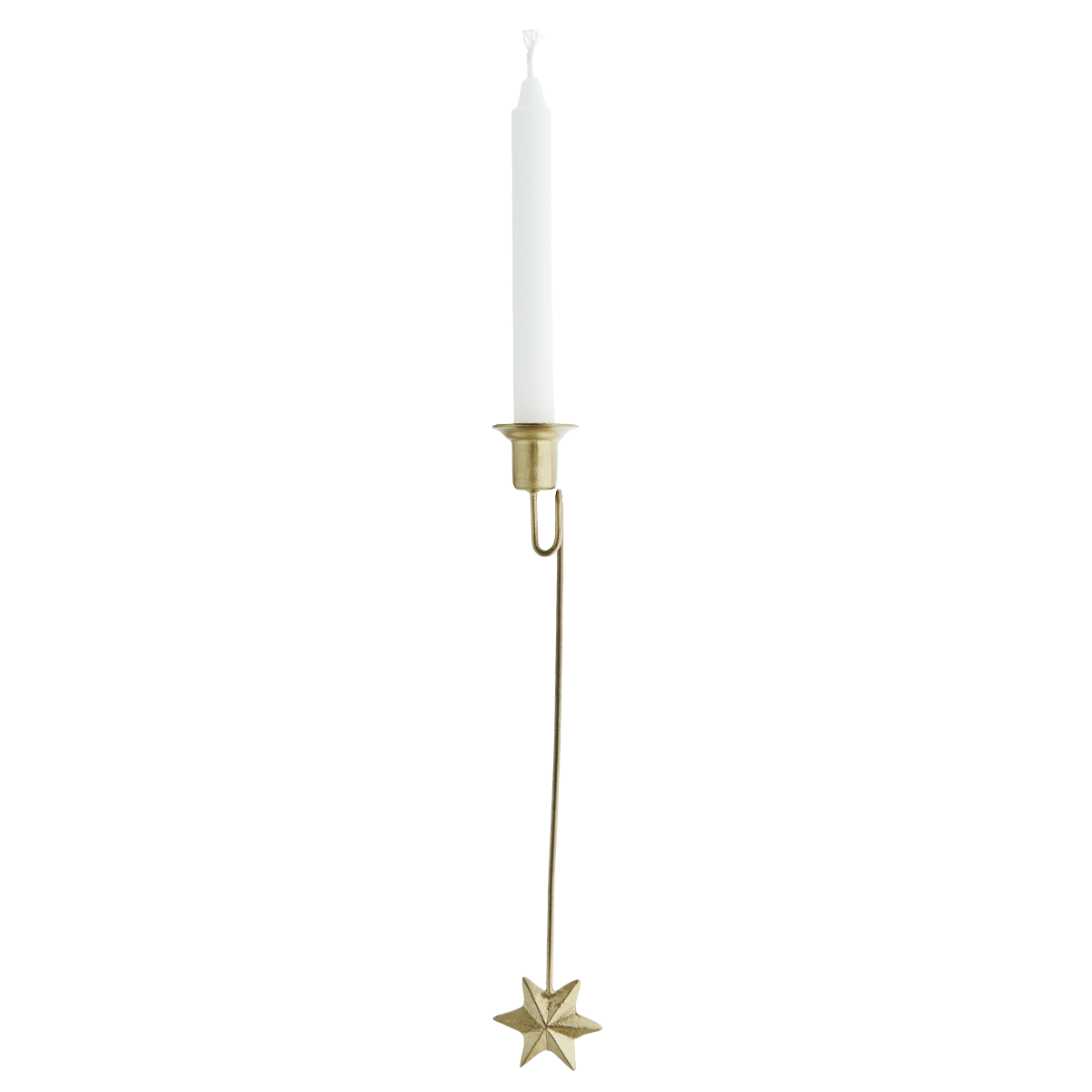 Christmas tree candle holder w/ star