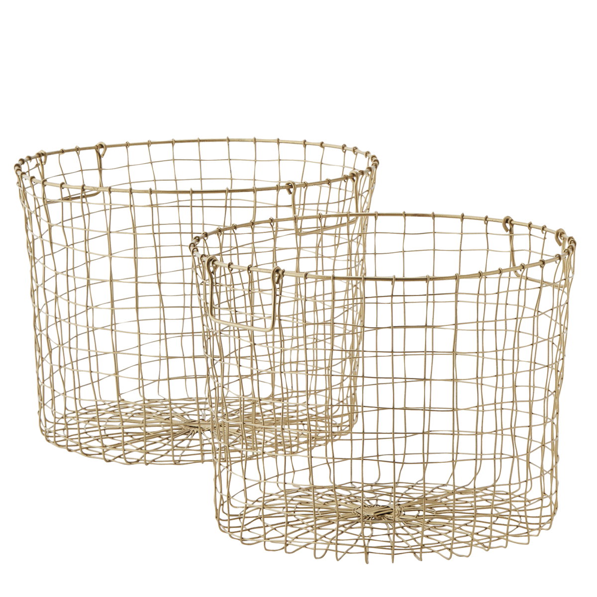 Iron baskets w/ handles