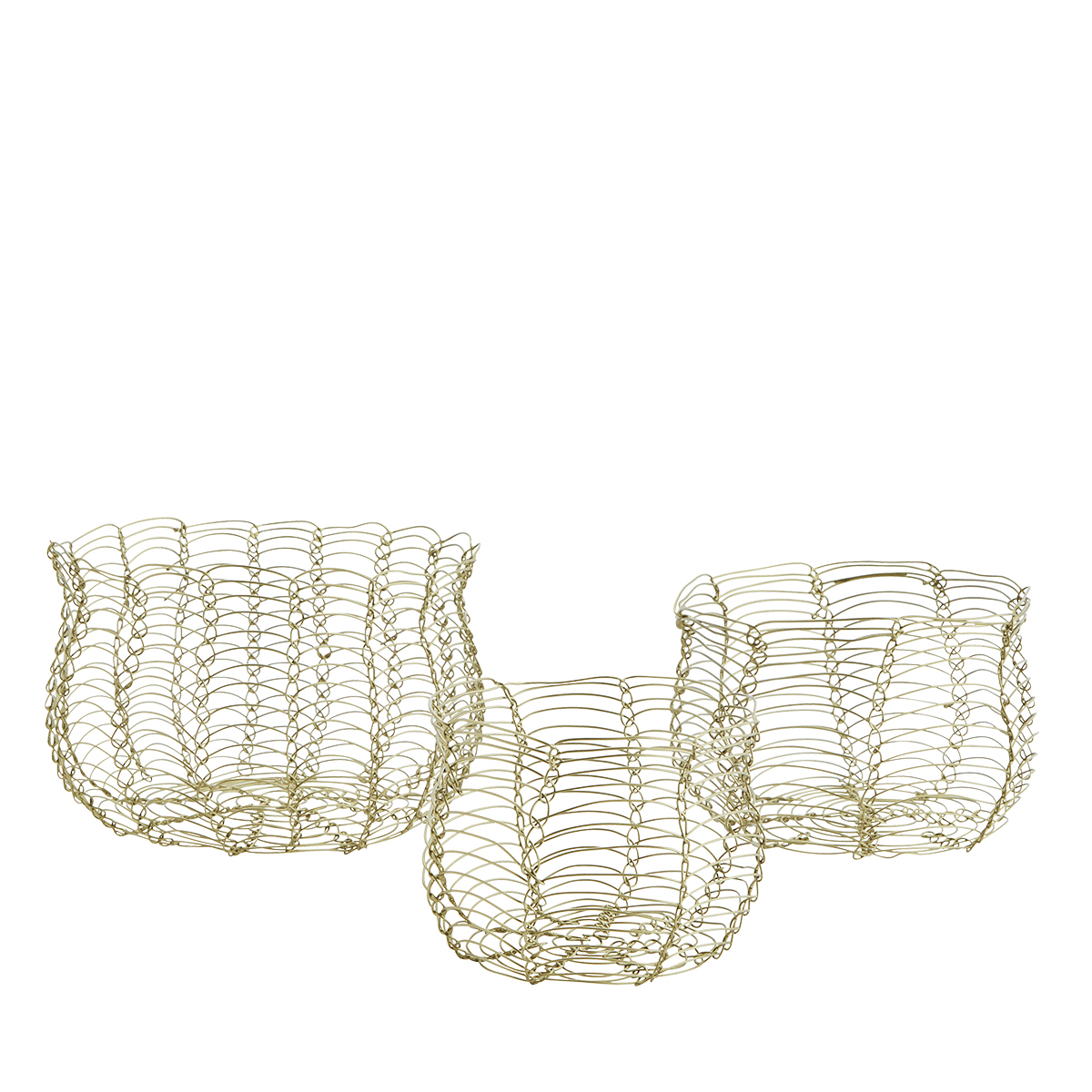 Iron wire baskets