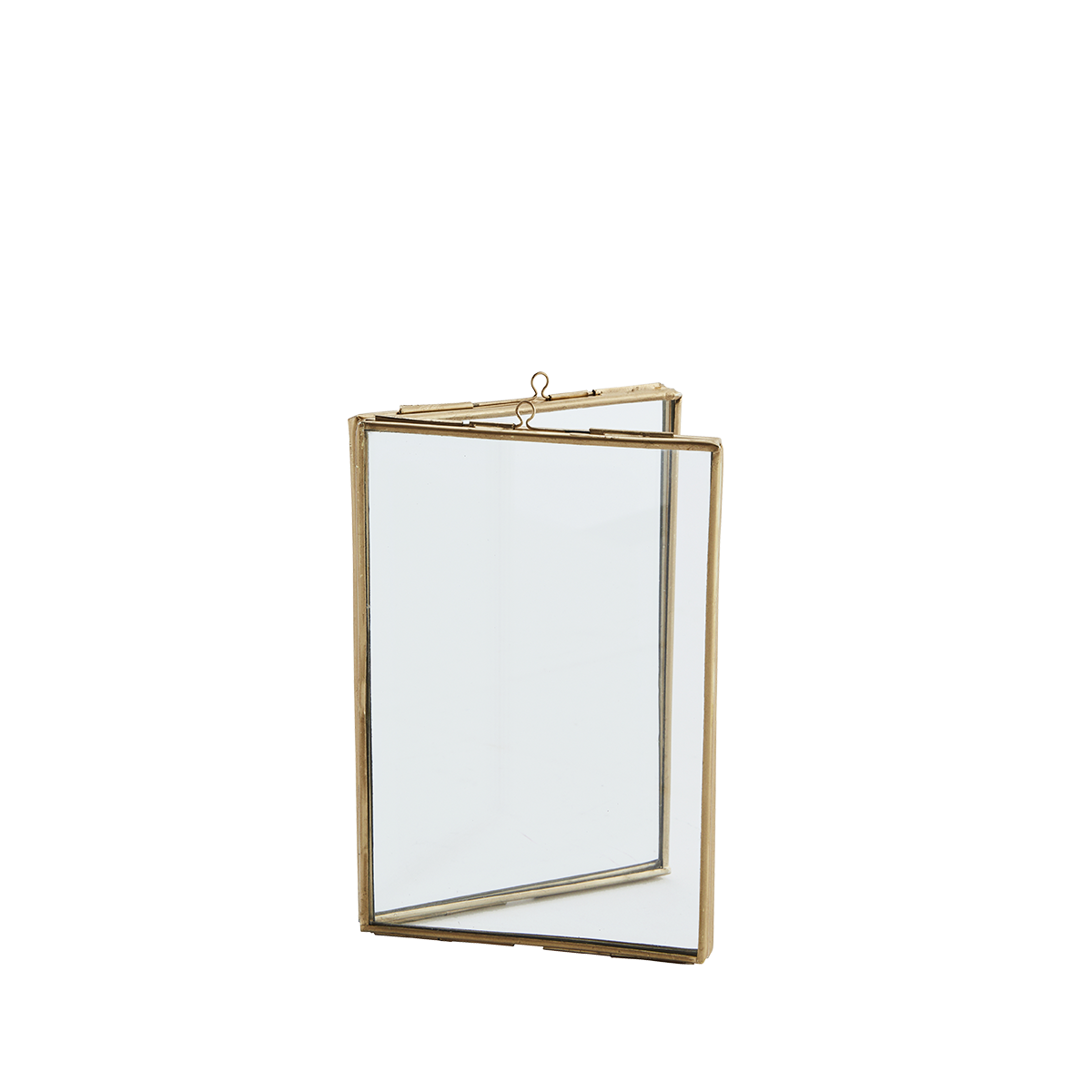 Standing double photo frame