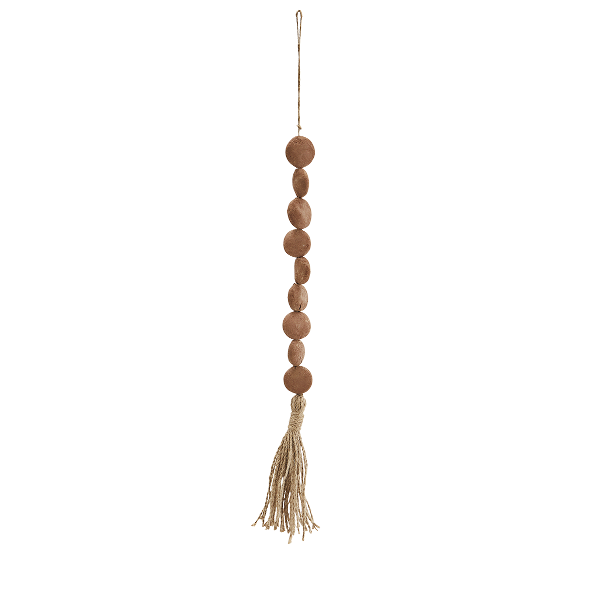 Hanging terracotta ornament