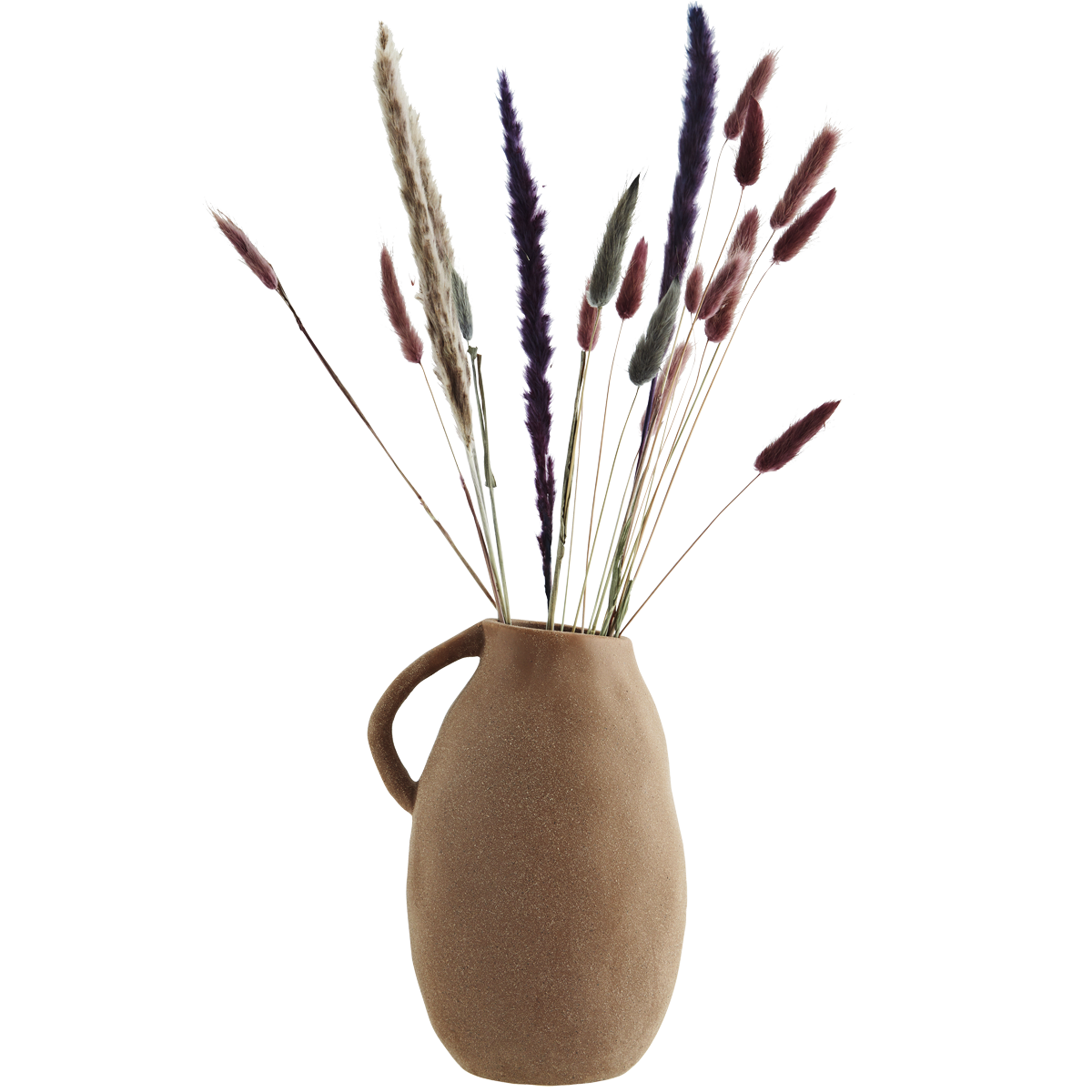 Stoneware vase w/ handle