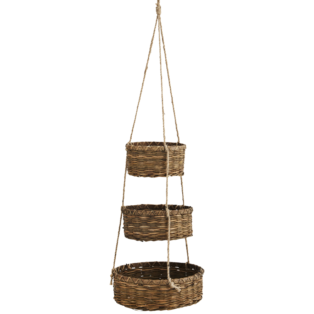 Hanging grass baskets