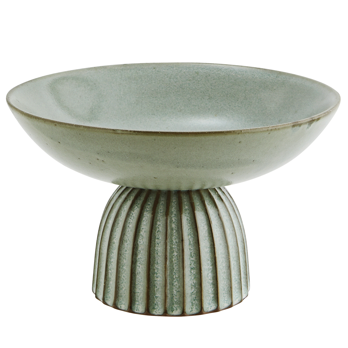 Stoneware bowl on stand