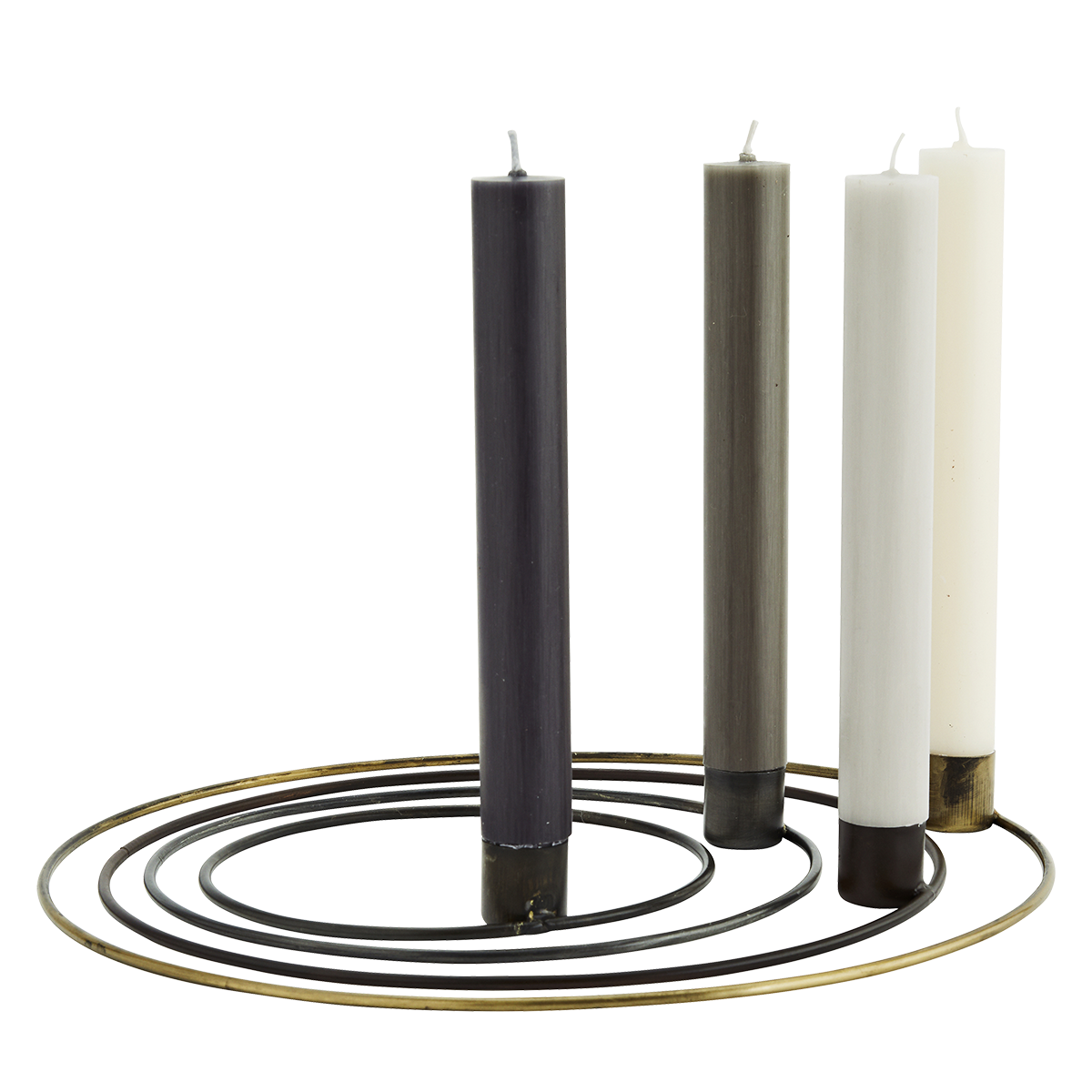Round candle holders
