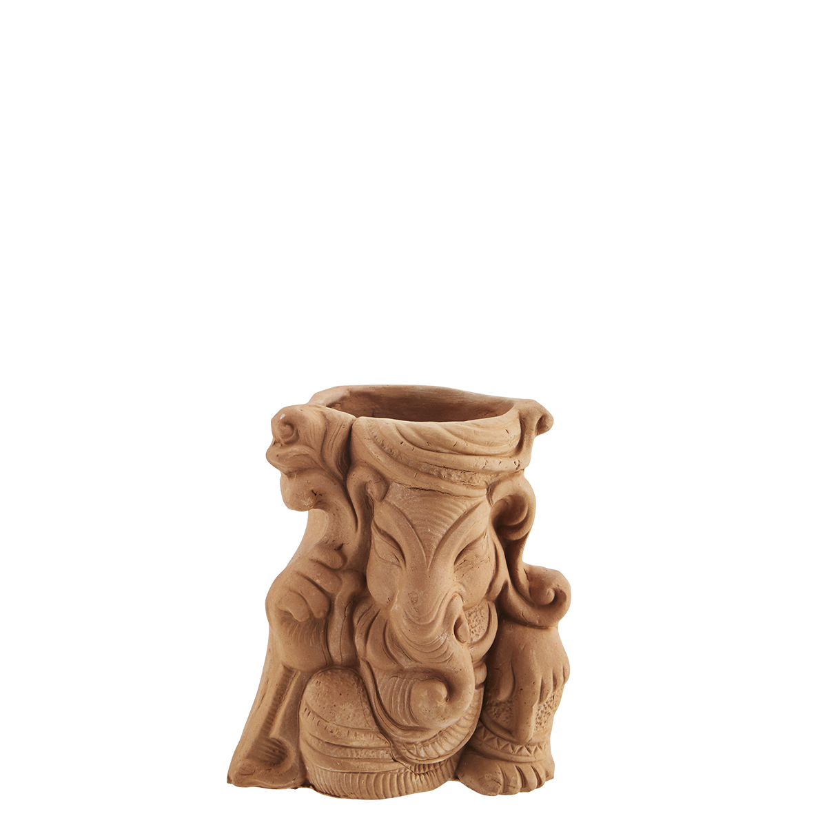 Earthenware Ganesha vase