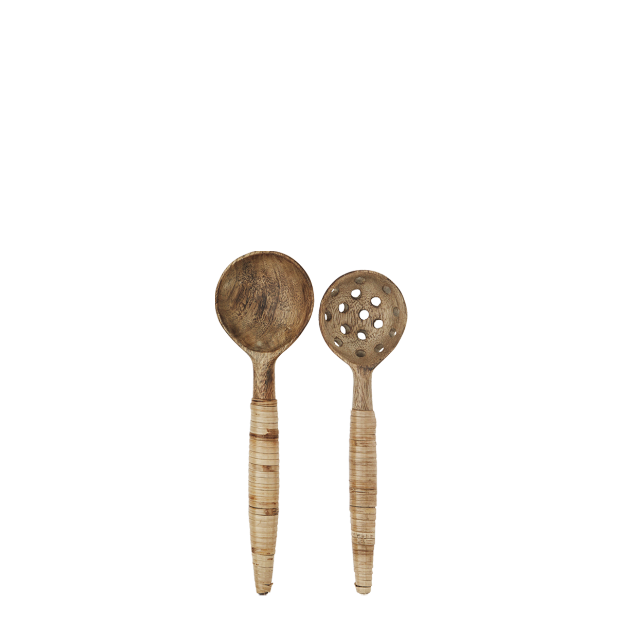 Wooden spoons w/ cane