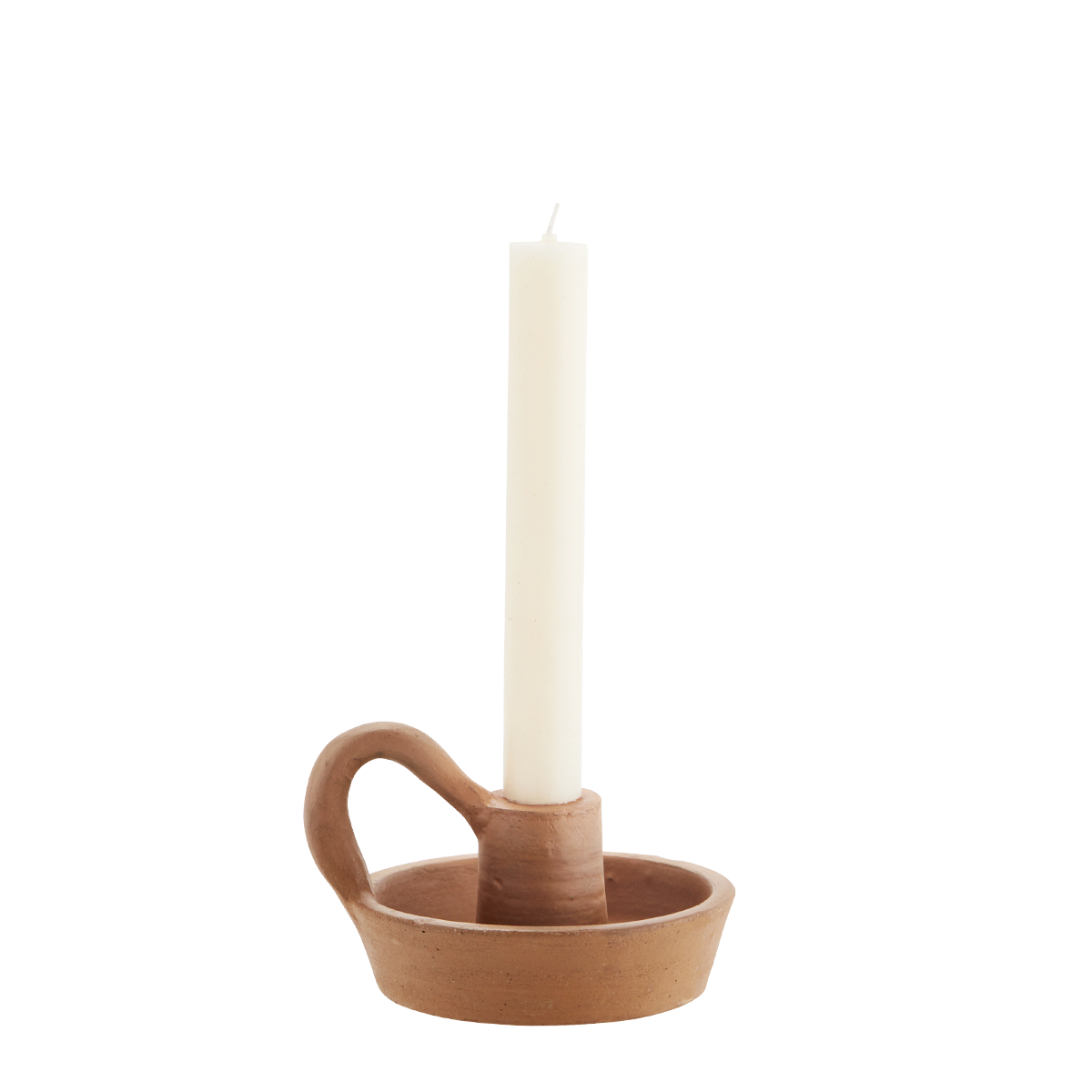 Terracotta candle holder