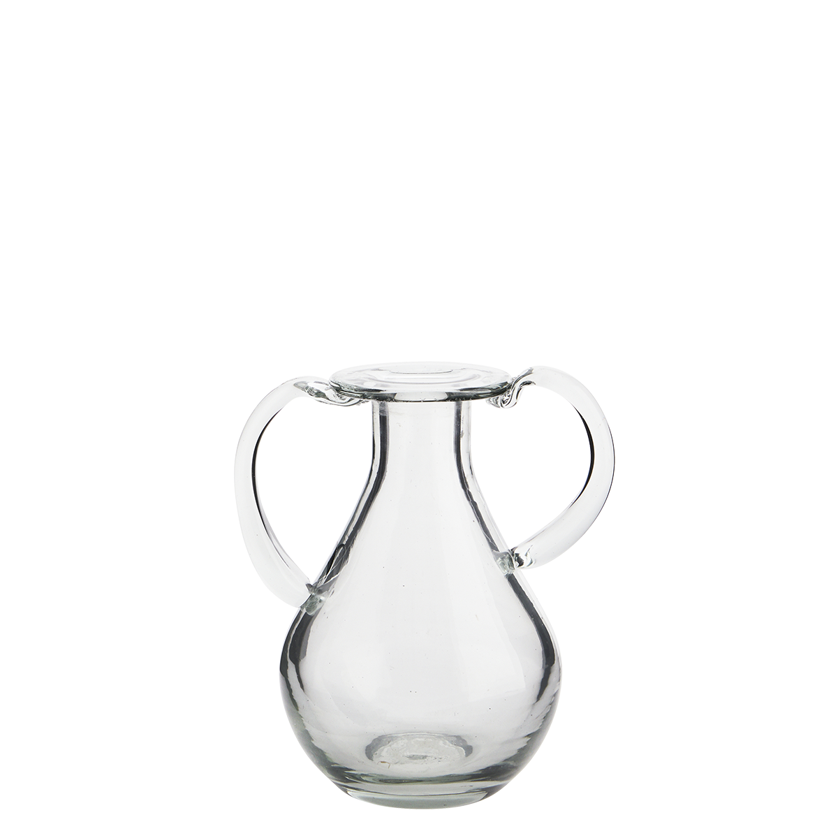 Glass vase w/ handles