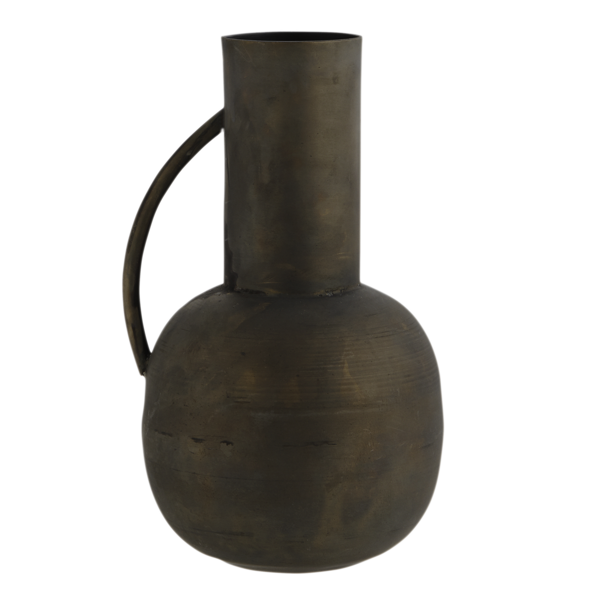 Iron vase w/ handle