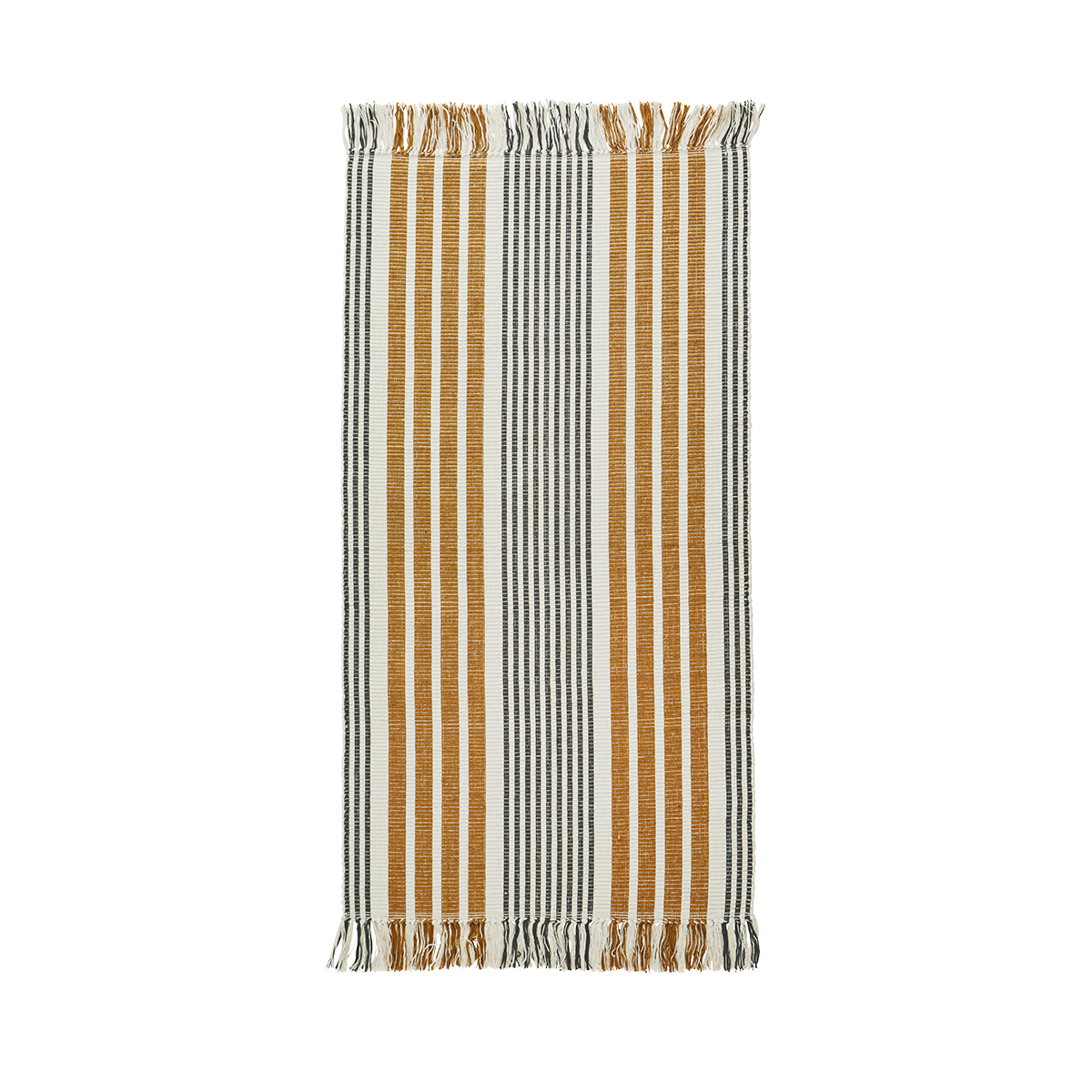 Striped cotton runner