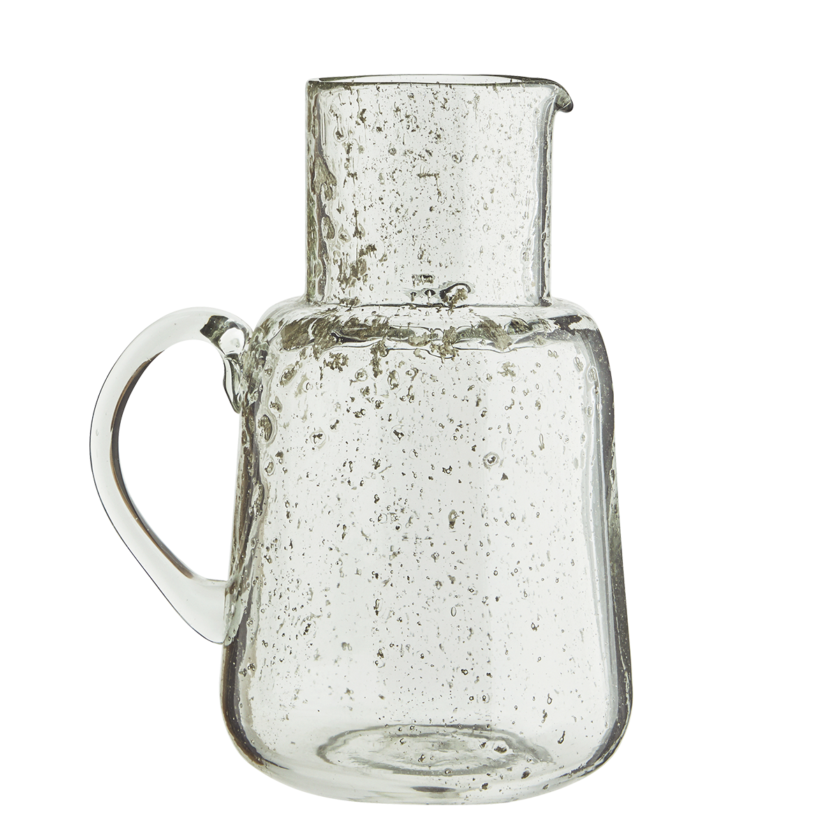 Glass jug w/ bubbles