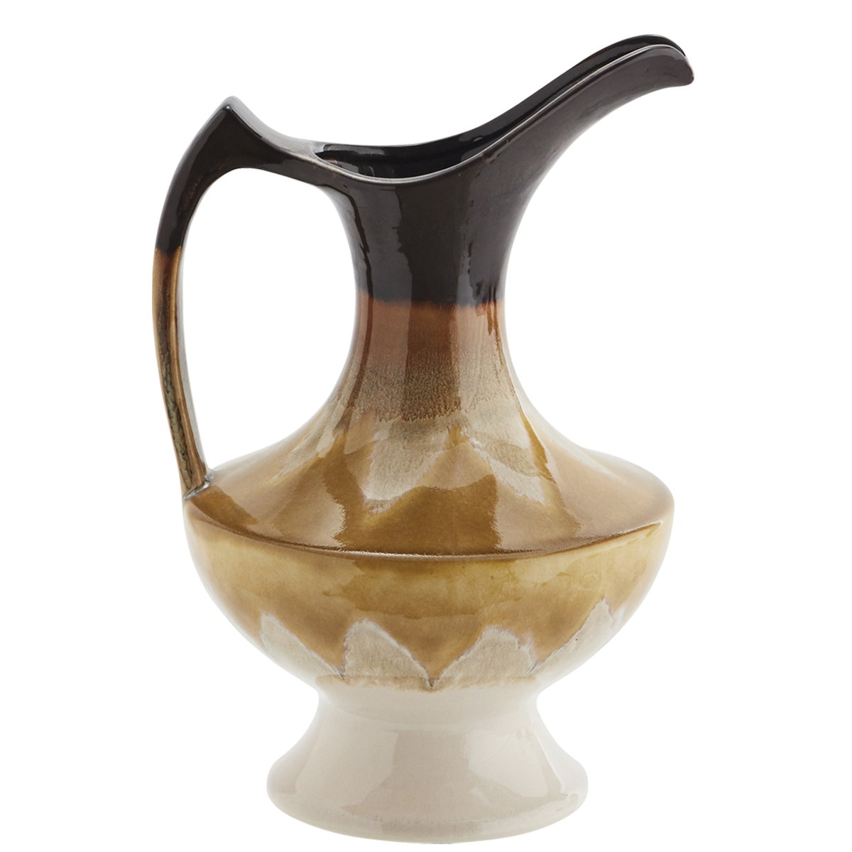 Stoneware vase w/ handle