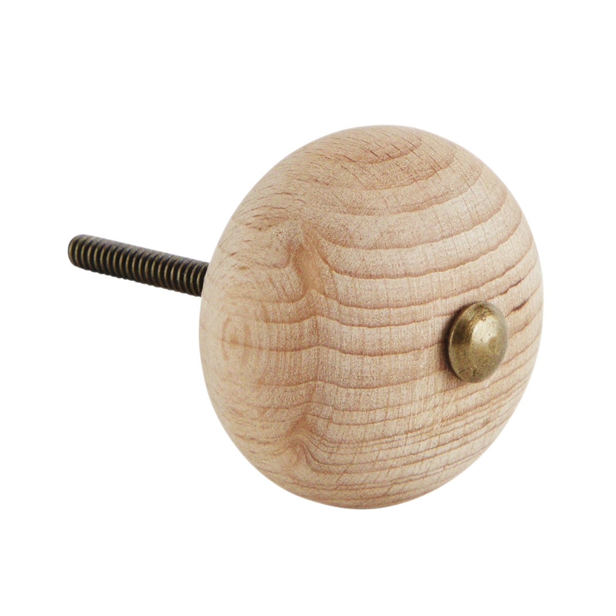 Wooden doorknob