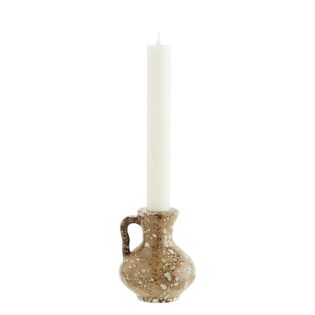 Stoneware candle holder