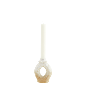Stoneware candle stand