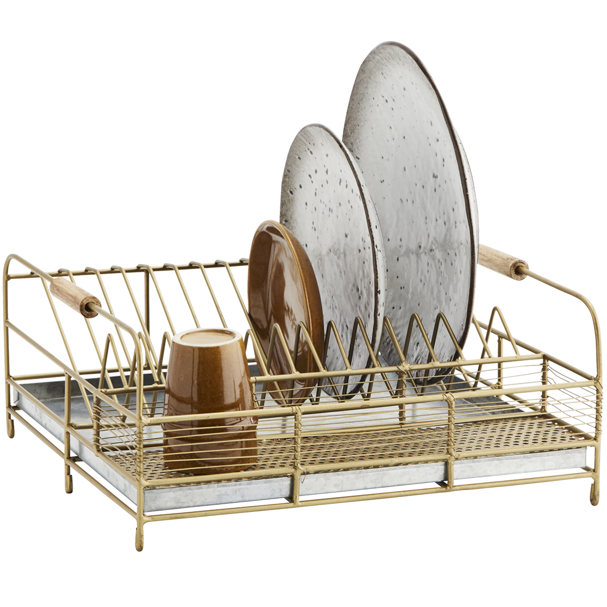 Iron dish rack