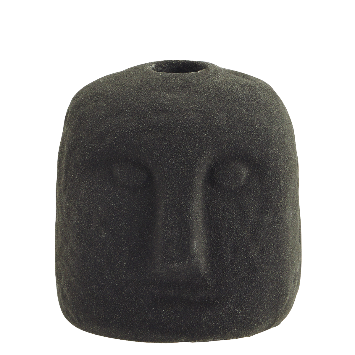 Candle holder w/ face imprint