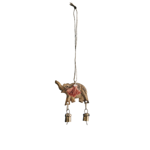 Hanging elephant w/ bells