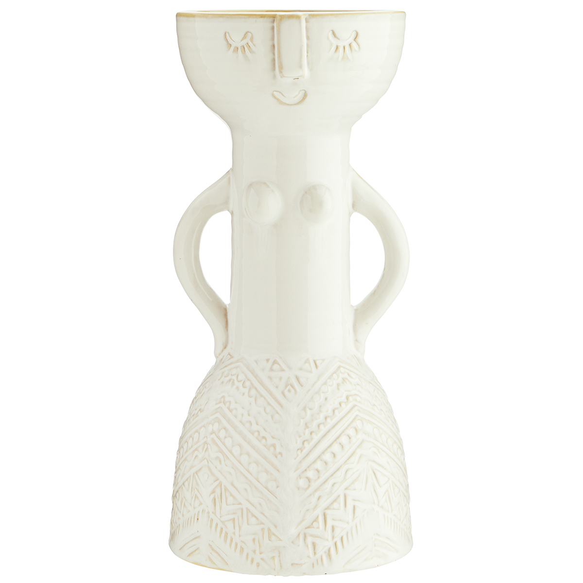 Vase w/ woman imprint
